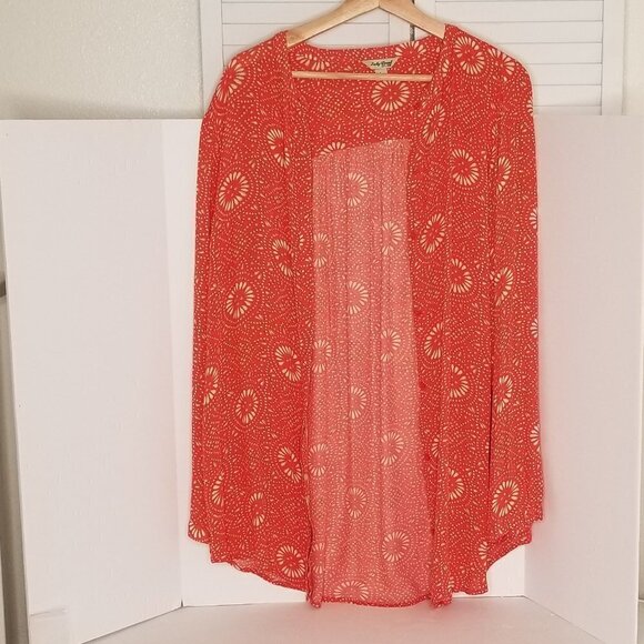 Lucky Brand Boho 70's Inspired Button Down - Picture 1 of 5